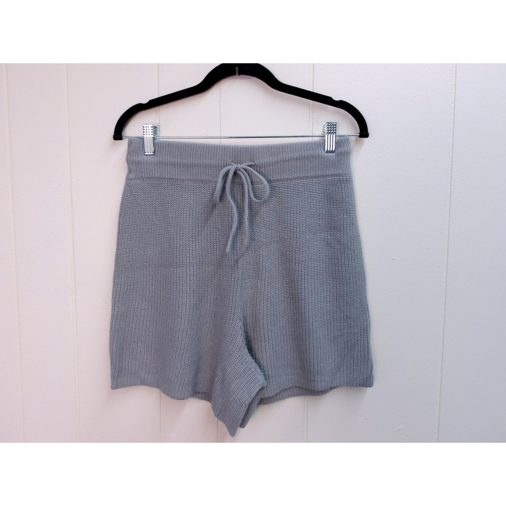 Rachel Parcell Pull On Sweater Knit Shorts, Women's Medium, Harbor Mist/ #9186